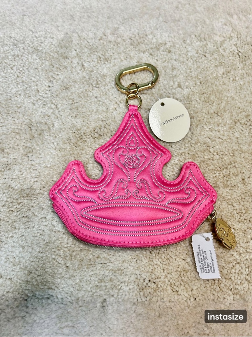 Bath & Body Works Disney Princess Aurora Crown Coin Purse